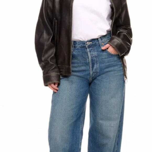 Citizens Of Humanity Women's Ayla Baggy Cuffed Wide Leg Jeans In Brielle Sz 32 - Picture 5 of 5